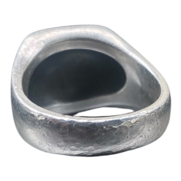 James Avery Retired Rare Men’s Wide Cross Crusader Crosslet Signet Ring - Picture 3 of 4